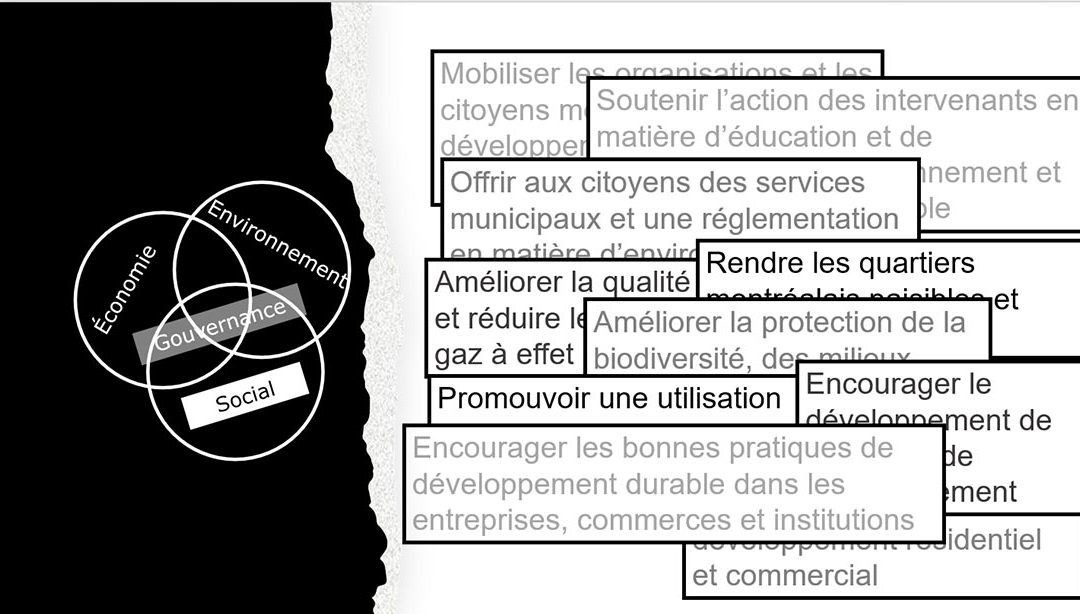 Direction de l’environnement, Service de l’infrastructure et de l’environnement, Ville de Montréal